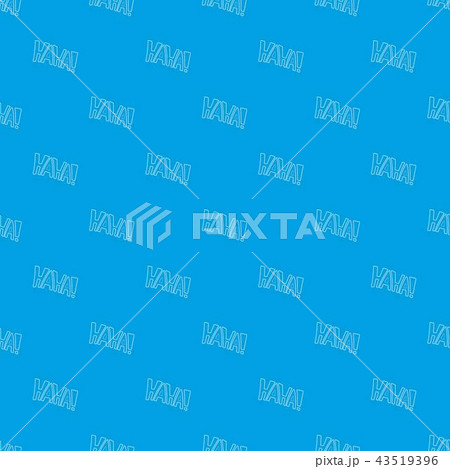 Word Haha pattern vector seamless blue Word Haha pattern vector seamless blue 43519396