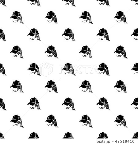 Woman consultant in headphones icon, simple style 43519410