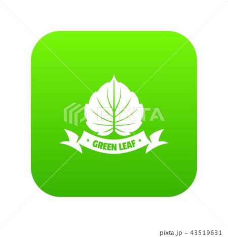 Eco planet icon green vector 43519631