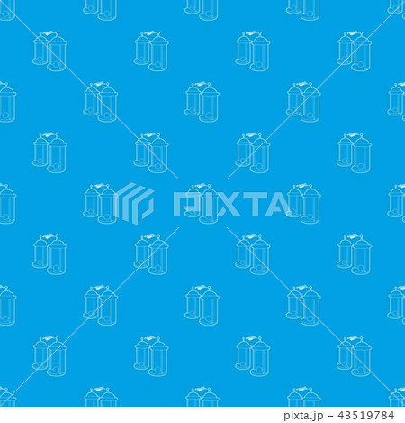 Electrical impulses pattern vector seamless blue Electrical impulses pattern vector seamless blue 43519784