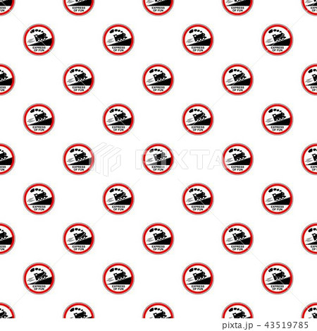 Train journey sign icon, simple style 43519785