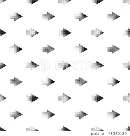 Halftone rigth arrow icon, simple style Halftone rigth arrow icon, simple style 43520120