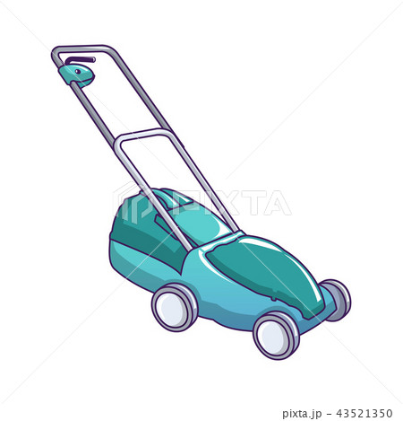 Green cut machine icon, cartoon style 43521350