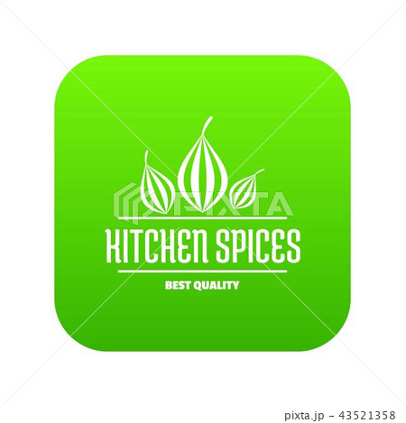 Eco kitchen spice icon green vector 43521358