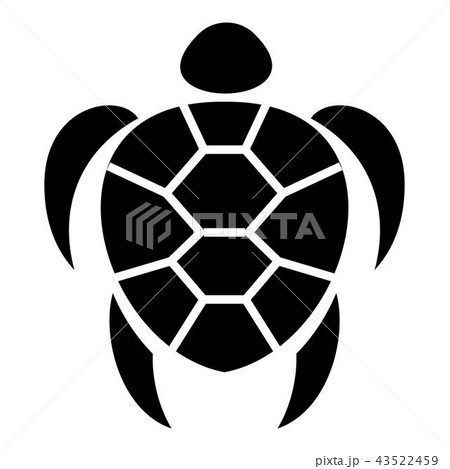 Ocean turtle icon, simple style 43522459