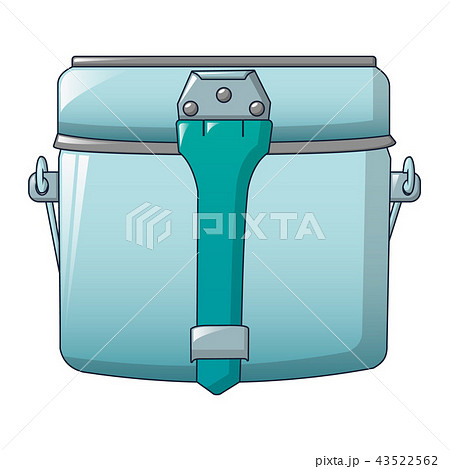 Camp pot for food icon, cartoon style Camp pot for food icon, cartoon style 43522562
