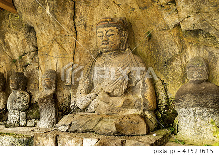 臼杵石仏 大日如来像 臼杵石仏 大日如来像 43523615