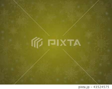 Yellow Banner Snowflakes. Christmas or New Year. 43524575