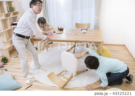 大地震発生イメージ 大地震発生イメージ 43525221