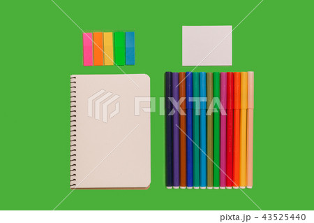 felt pens, notebook and stickers felt pens, notebook and stickers 43525440