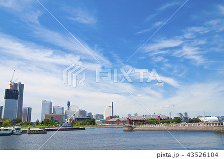 横浜 象の鼻パークから見たみなとみらい 横浜 象の鼻パークから見たみなとみらい 43526104