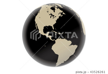 地球アメリカ黒薄茶 43526261