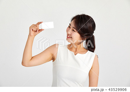 名刺 カード 韓国人 43529906