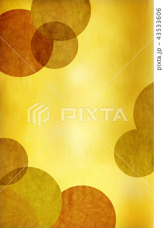 年賀状　和紙　背景　テクスチャ 43533606