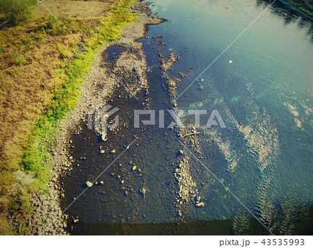 The big European river Elbe out of water, 2018 43535993