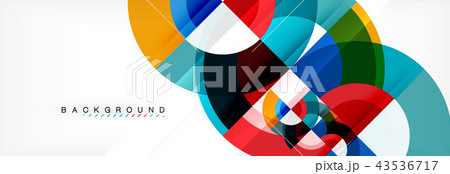 Vector circular geometric abstract background Vector circular geometric abstract background 43536717