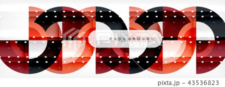 Vector circular abstract background 43536823