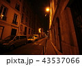 夜の路地裏　フランス　パリ　 43537066