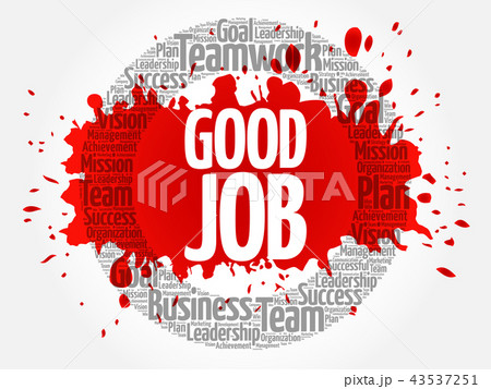 Good Job circle stamp word cloud Good Job circle stamp word cloud 43537251