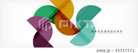 Circle abstract background, geometric illustration Circle abstract background, geometric illustration 43537571
