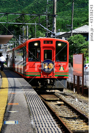 南会津から到着したディーゼルカー 43538243
