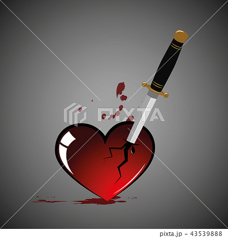 Bleeding Human Heart Pierced by Knife drawn in tattoo style Stock Vector  Vector And Low Budget Royalty Free Image Pic ESY057949085  agefotostock