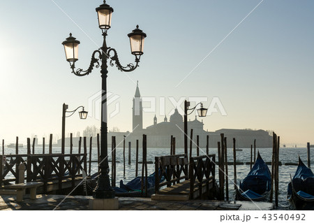 Gondolas and San Giorgio Gondolas and San Giorgio 43540492