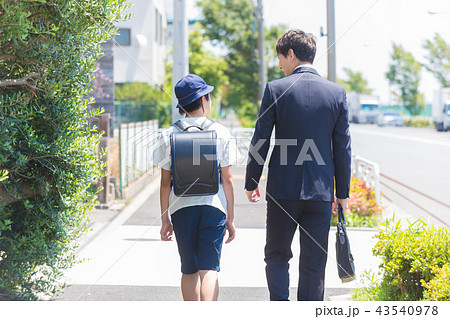 通勤 通学 親子 通勤 通学 親子 43540978