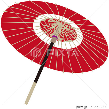 和傘のイラスト素材