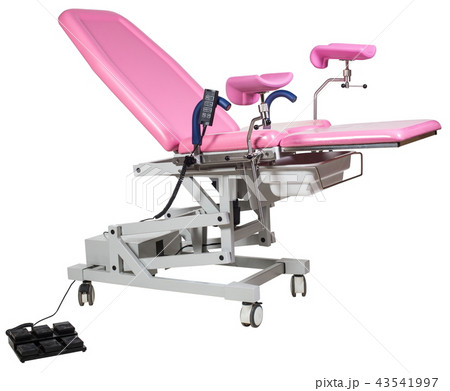 Gynecological Examination Chair Isolated on White Gynecological Examination Chair Isolated on White 43541997