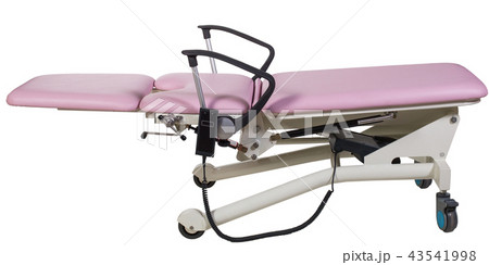 Modern hospital equipment isolated on white 43541998