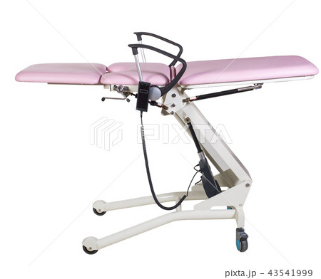 Modern hospital equipment isolated on white Modern hospital equipment isolated on white 43541999