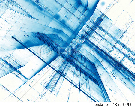 Abstract white and blue fractal background - digitally generated Abstract white and blue fractal background - digitally generated 43543293