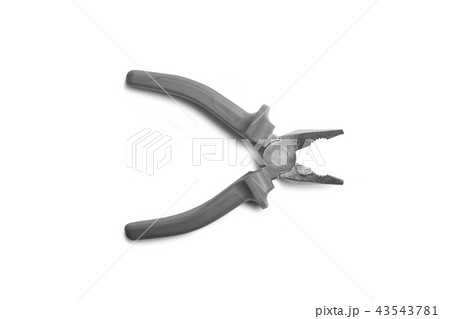 Pliers tools gray color isolated on white 43543781