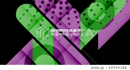 Geometric colorful abstract background 43544188