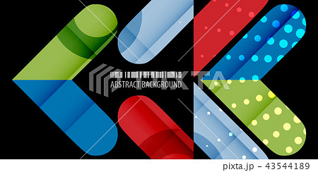 Geometric colorful abstract background 43544189
