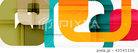 Square geometric background, multicolored template for business or technology presentation or web Square geometric background, multicolored template for business or technology presentation or web 43545336