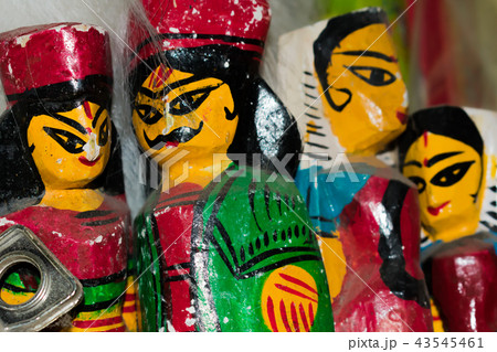 Dolls toys handmade at the exhibition of folk arts 43545461