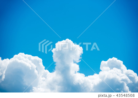 White clouds on blue sky 43548508