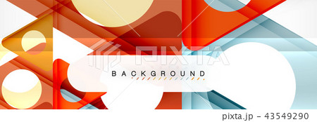 Circle and triangle abstract background Circle and triangle abstract background 43549290