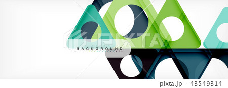 Circle and triangle abstract background Circle and triangle abstract background 43549314