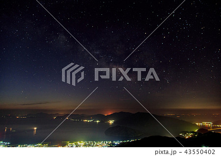瀬戸内 夜明け前の銀河 瀬戸内 夜明け前の銀河 43550402