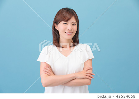 爽やかな女性の写真素材