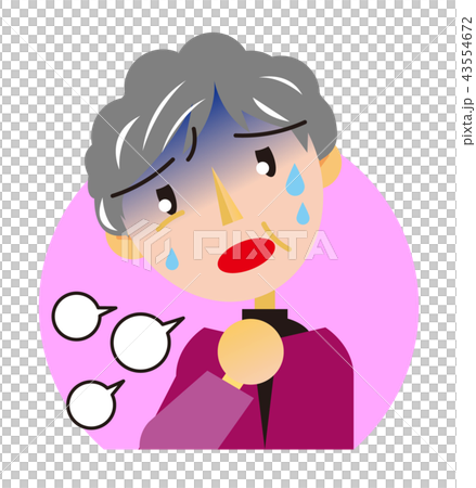 Illustration of elderly people Illustration of elderly people 43554672