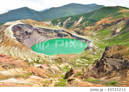 夏の蔵王 御釜 夏の蔵王 御釜 43555213