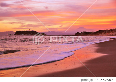 七里ガ浜夕景 七里ガ浜夕景 43557567