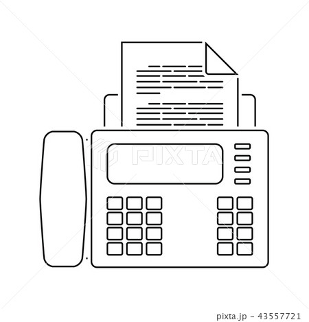 Fax Iconのイラスト素材