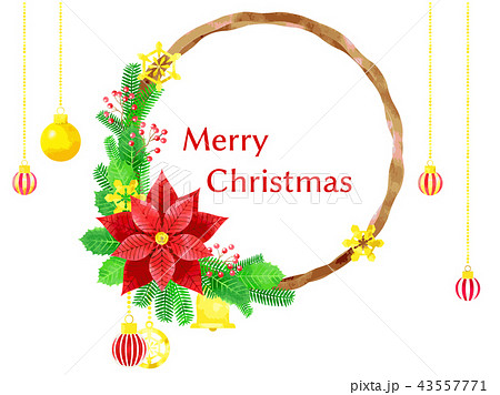 クリスマスリースの背景 クリスマスリースの背景 43557771