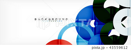 Geomtric modern backgrounds, rings abstract template 43559612