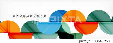 Circle modern geometrical abstract background illustration Circle modern geometrical abstract background illustration 43561254